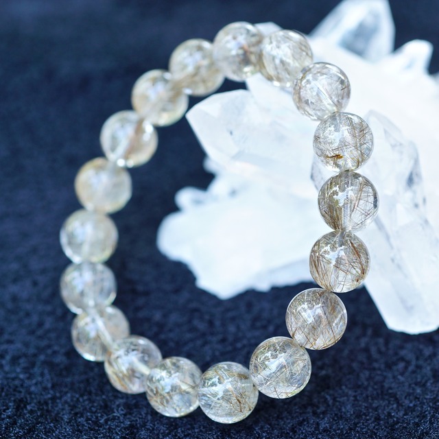 シルバールチルクォーツ ブレスレット 12mm