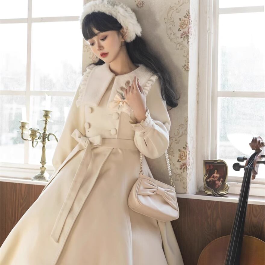 サブカル 服 地雷系 通販 クラロリ コート リボン 刺繍 JK量産型 | Pay ID