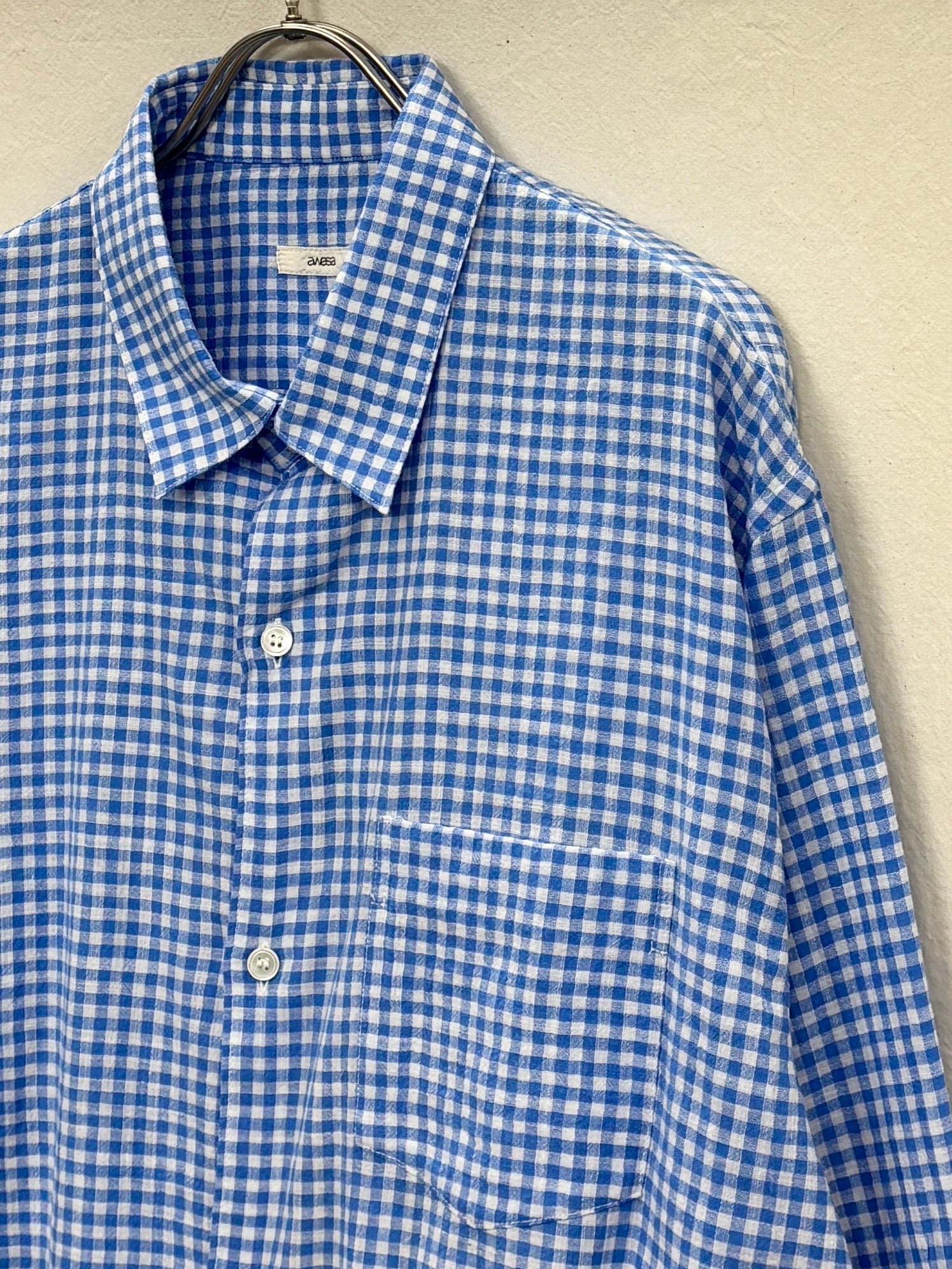 awasa / awasa regular collar check shirt (CHECK) | THE MODERN AGE