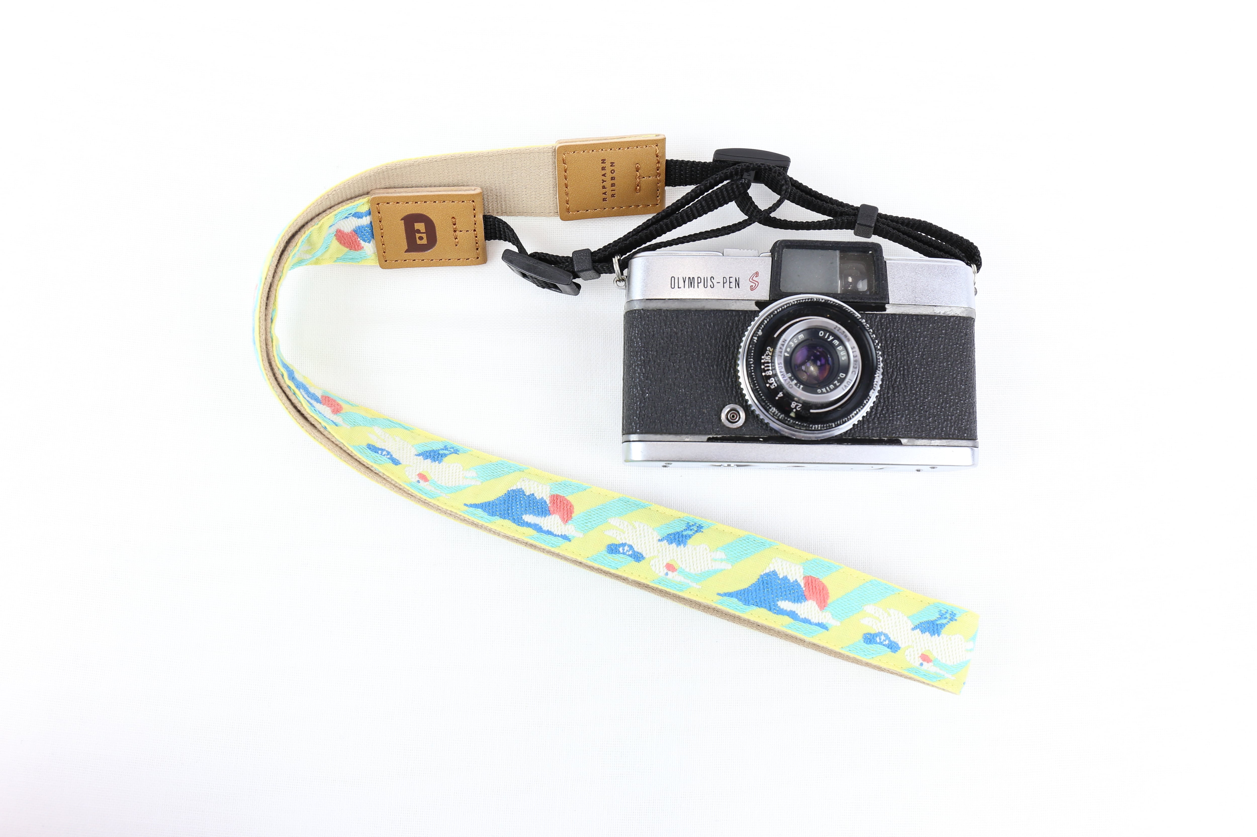 全3色 富士山柄 オリボンカメラストラップ | レピヤンリボン