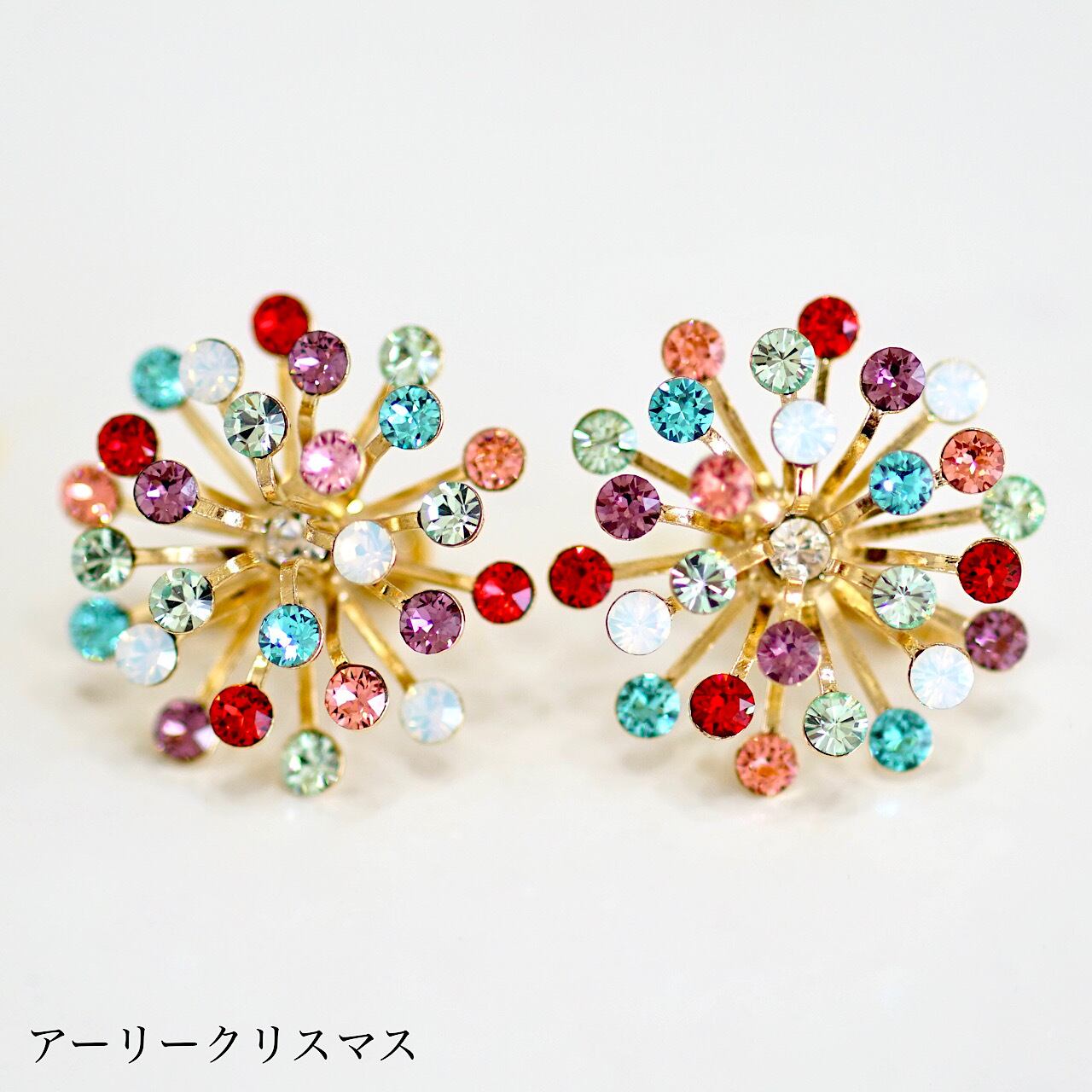 花火ピアス | MAKI NUMOTO (マキ ヌモト) ｜コスチュームジュエリー 