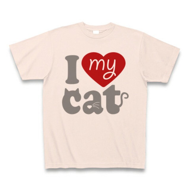 I love my cat -light pink-