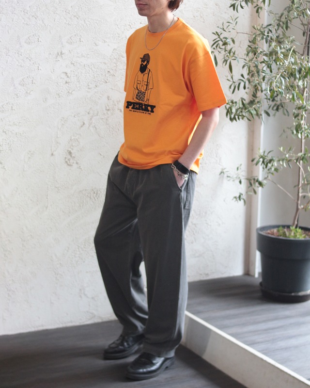 最終入荷！【Select】おっさん " レオパードバッグ " 刺繍 Tシャツ　接触冷感　(250353)