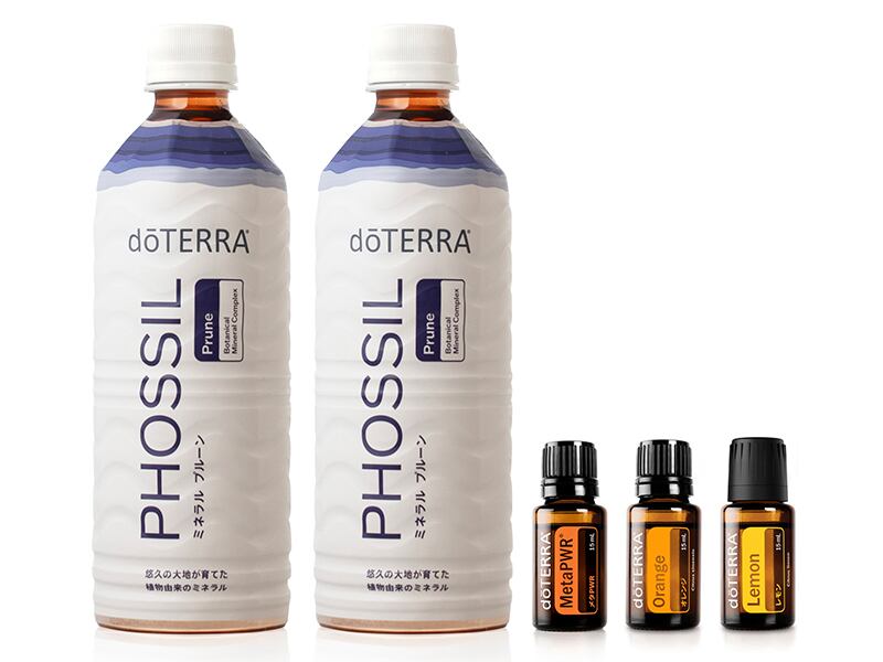 doTERRA PHOSSIL ミネラル プルーン＋オイル 125LRP セット ドテラ