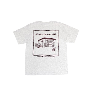 8TIMES NEWBURGUNDY LOGO KIDS S/S TEE ASH GREY