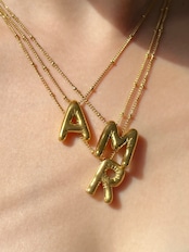 Big alphabet necklace