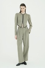 CLANE HERRINGBONE LINE PANTS