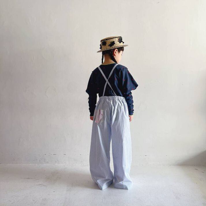 FRANKYGROW STRIPE SIDE LINE OVERALL / L | PEAM