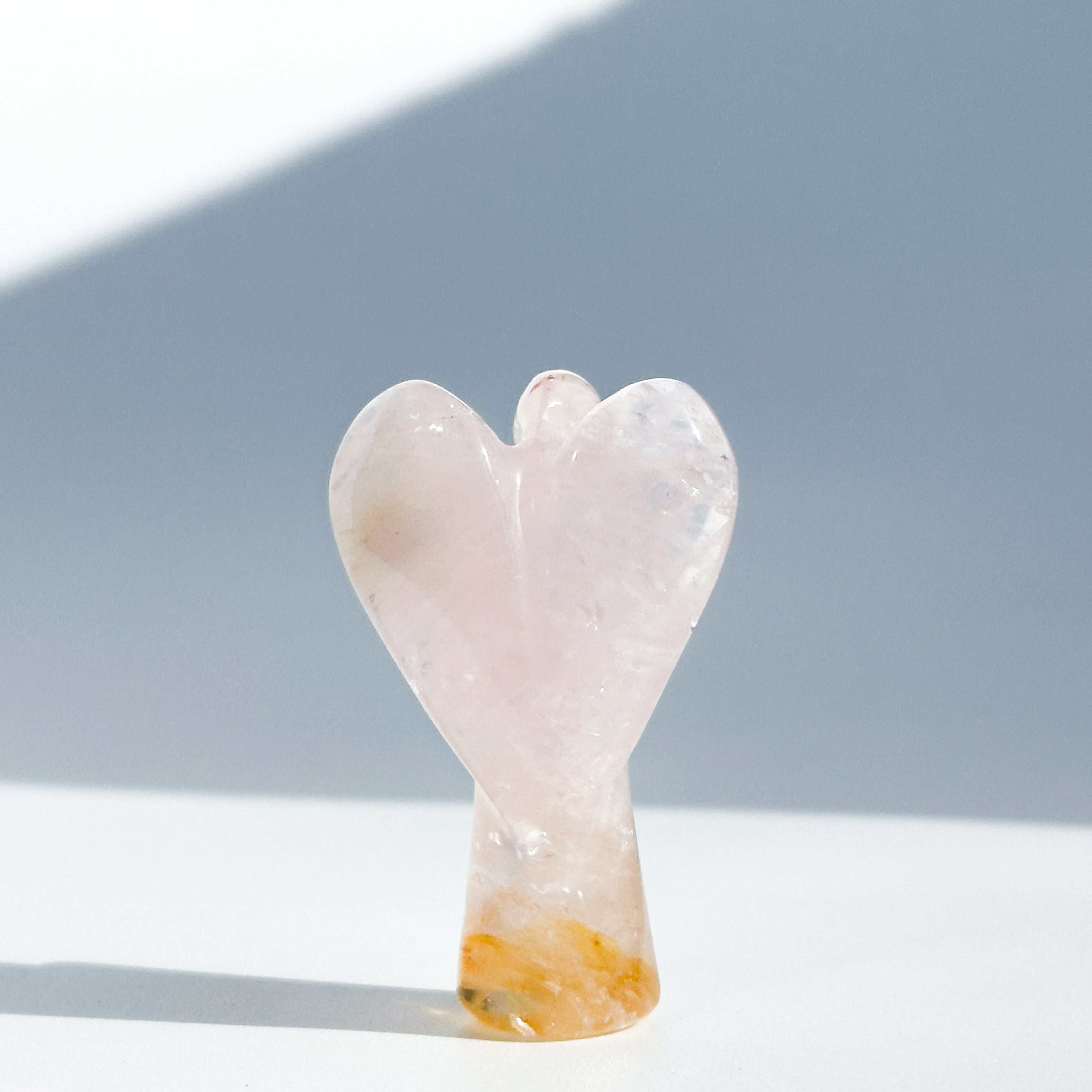 ゴールデンヒーラー×ローズクォーツ ミディアムエンジェル 21◇ Golden