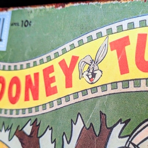 送料無料!ちょうどいいブリキ看板【 Looney Tunes ( ルーニー・テューンズ ) )】バッグス・バニー& エルマー・ファッド / METAL SIGN / メタルサイン / ブリキ看板 / サインボード / ビンテージ加工 〚アメリカン雑貨 アメトイ〛