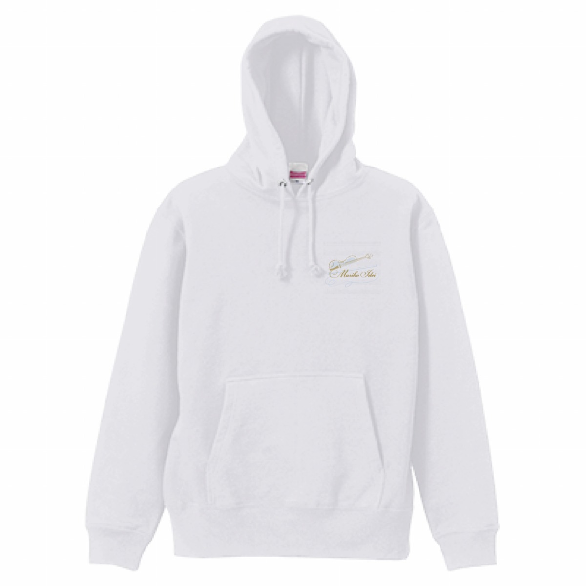 プルオーバーパーカー(白×水色) | MARIKO WEB SHOP