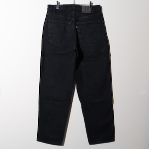 美品 33×32 USA 98年 Baggy Silvertab Levi’s ブラックデニムパンツ リーバイス シルバータブ
