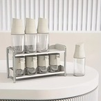 小物 収納 ラック 化粧品収納 2層 収納棚 メイクアップオーガナイザー アクセサリー 玄関 おしゃれ 北欧