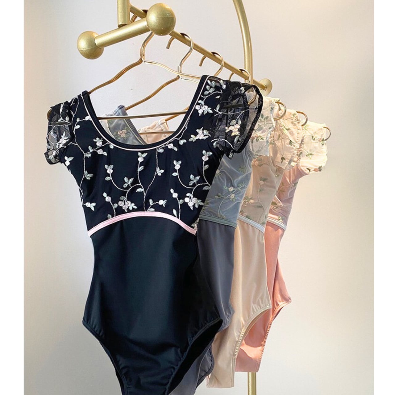 バレエ レオタード S ブラック スティナ レオタード S スティナ stina