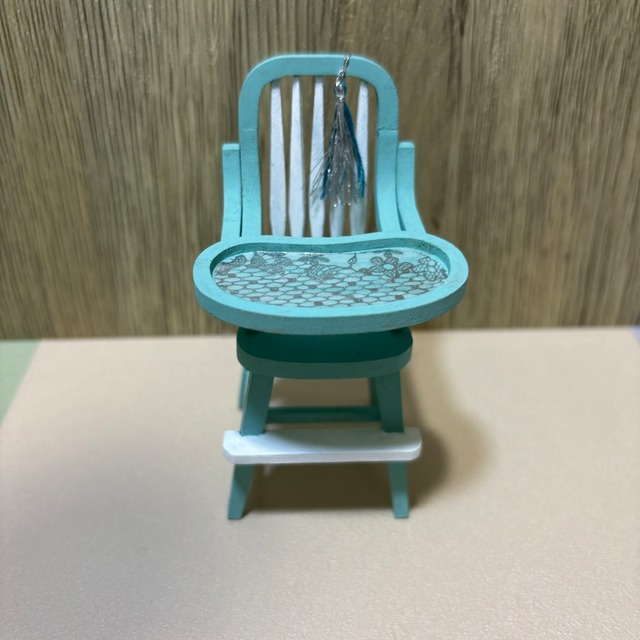 ＊コラボ：クロッシェシリーズ＊　022-30229 ベビーハイチェア with/クリエイター moo