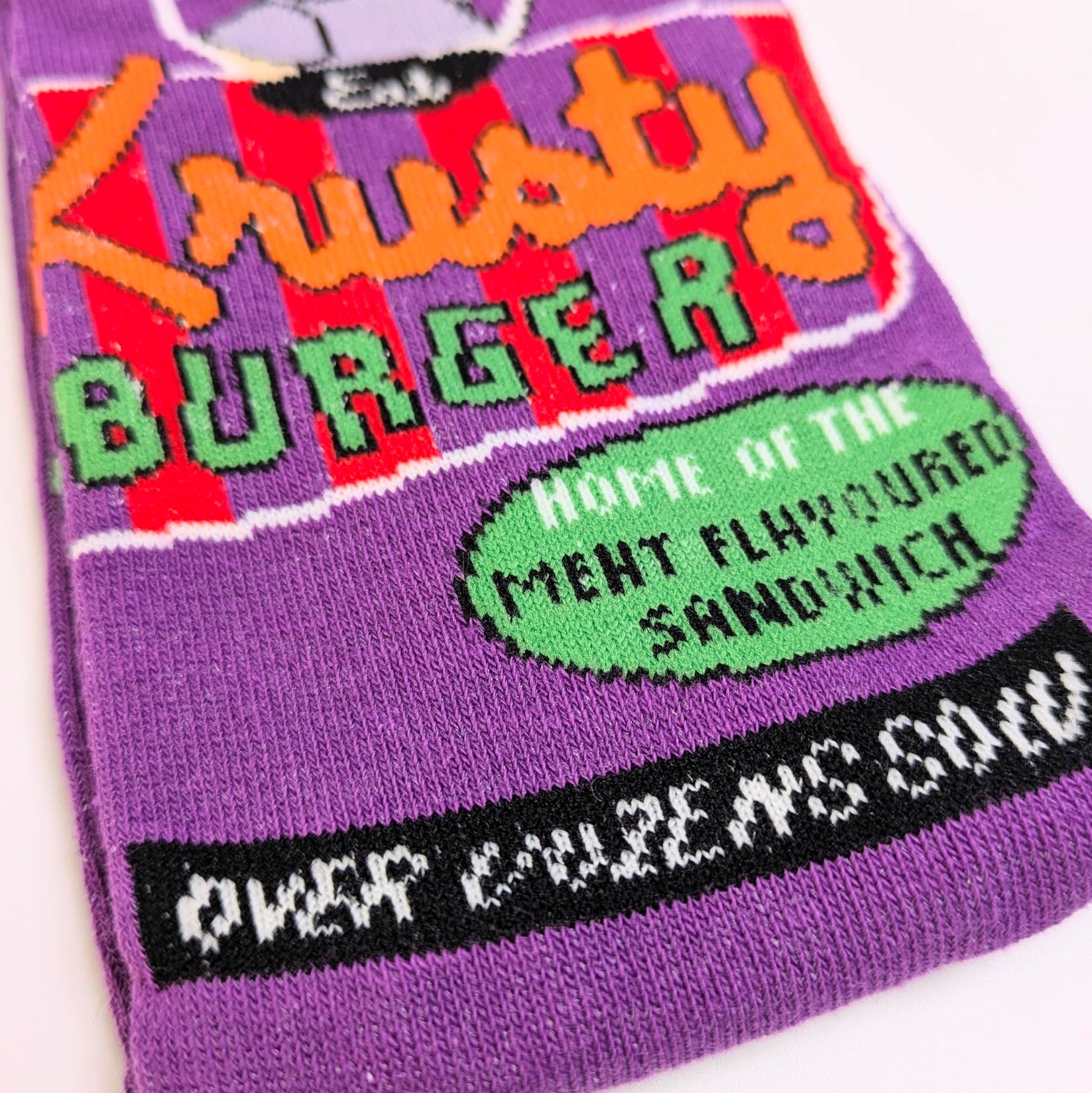 【 crew socks / クルーソックス 】『 The Simpsons / シンプソンズ / クラスティー・ザ・クラウン 』 靴下 / ソックス〚アメリカン雑貨 アメトイ〛