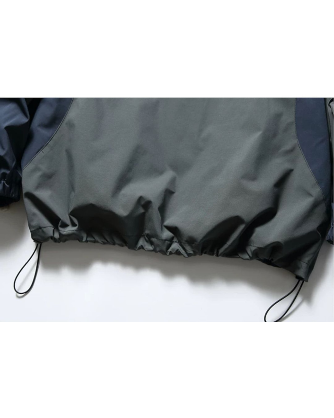 カラーブロックジップアップフードジャケット S0675