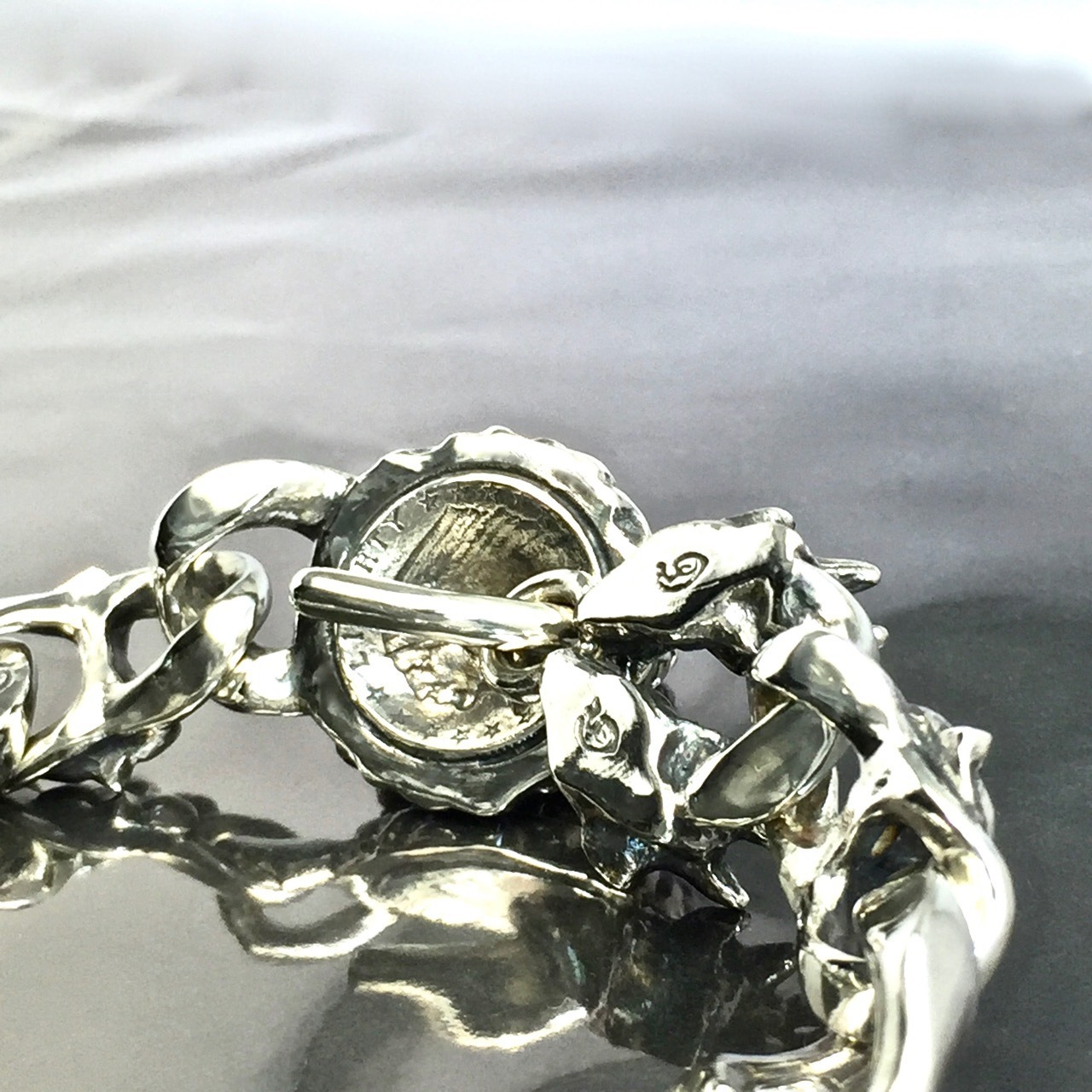 WOLF&GARGOYLES #1 CHAIN BRACELET / ウルフ&ガーゴイル #1 チェーンコンビブレスレット
