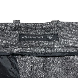 archive ALEXANDER McQueen cashmere blend wool slacks