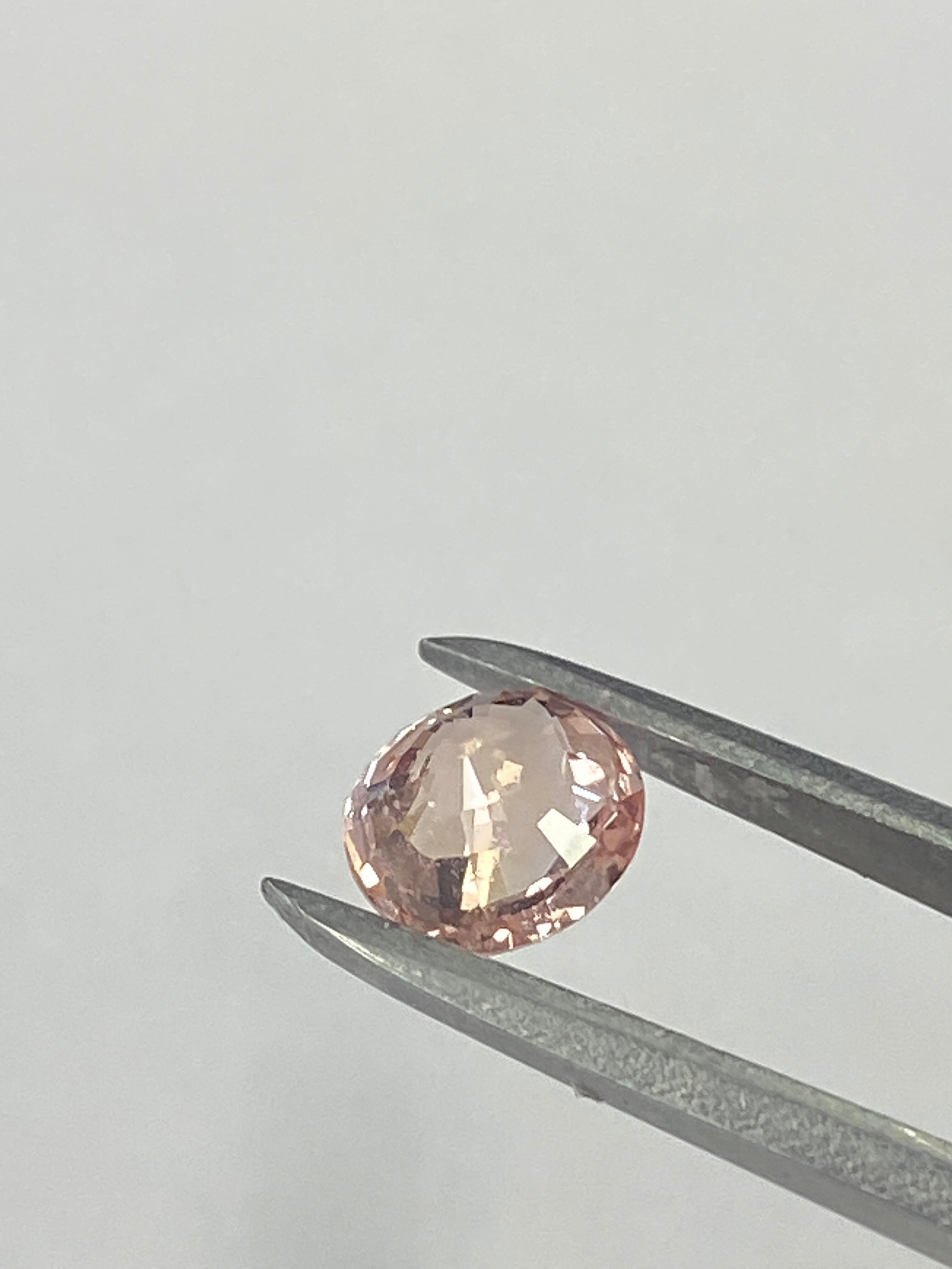 パパラチャサファイア　1.08Ct GIA鑑別付き