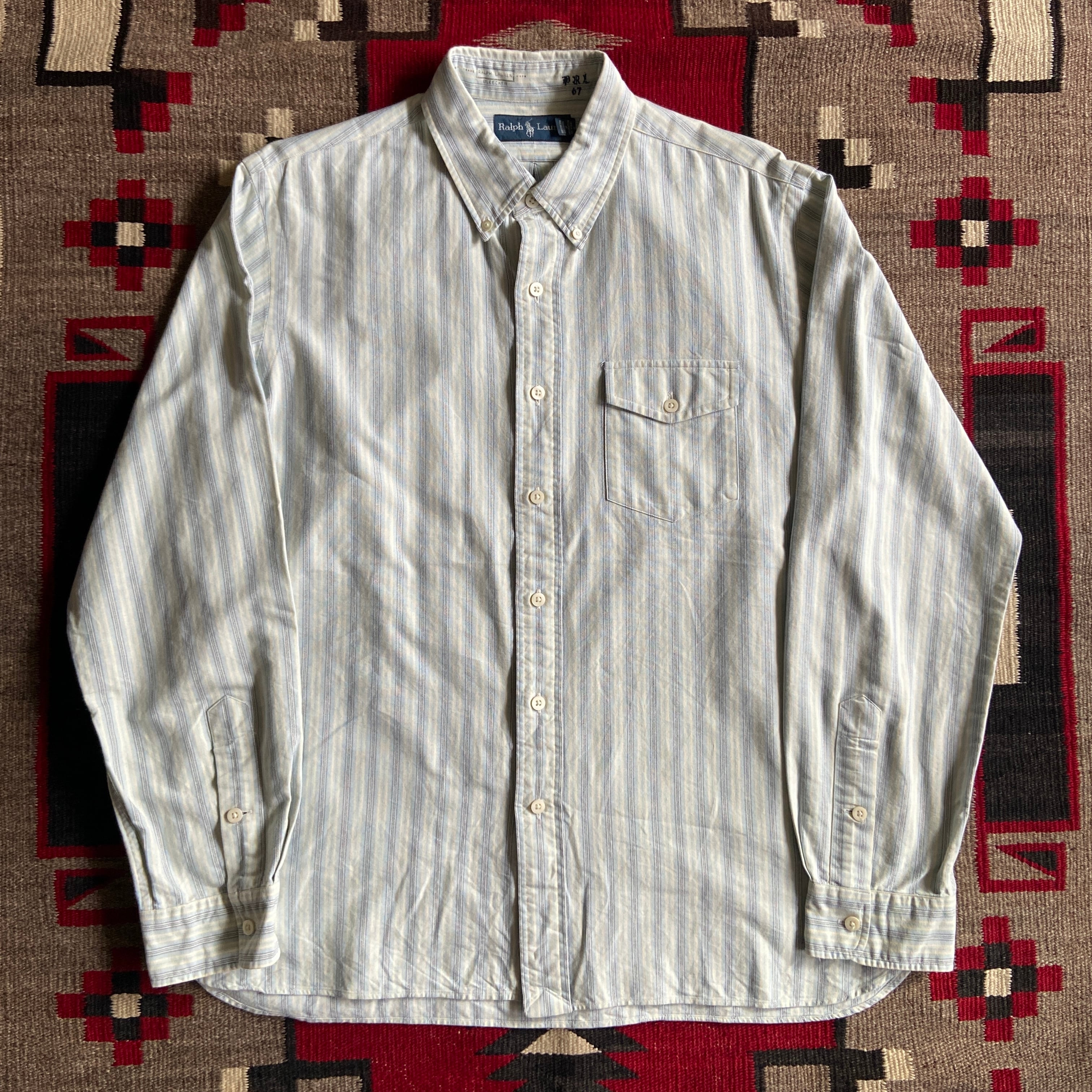 1990s Ralph Lauren L/S Shirt L G635