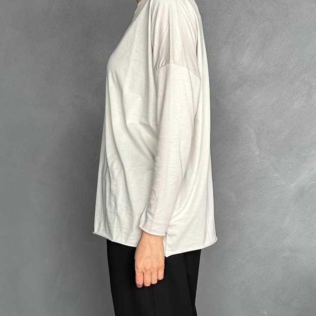 cut&sew boat neck pullover  カットソーボートネックプルオーバー  evam eva