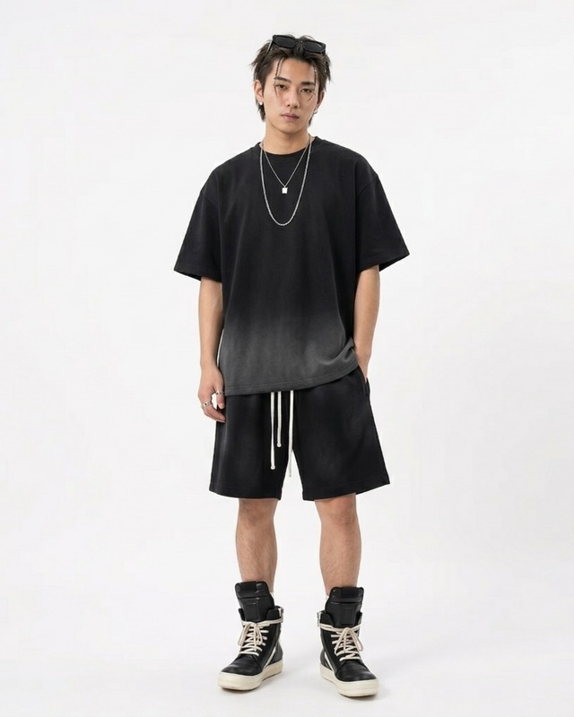 【数量限定】ヘビーウェイトフェードセットアップTシャツ(BE-2693)