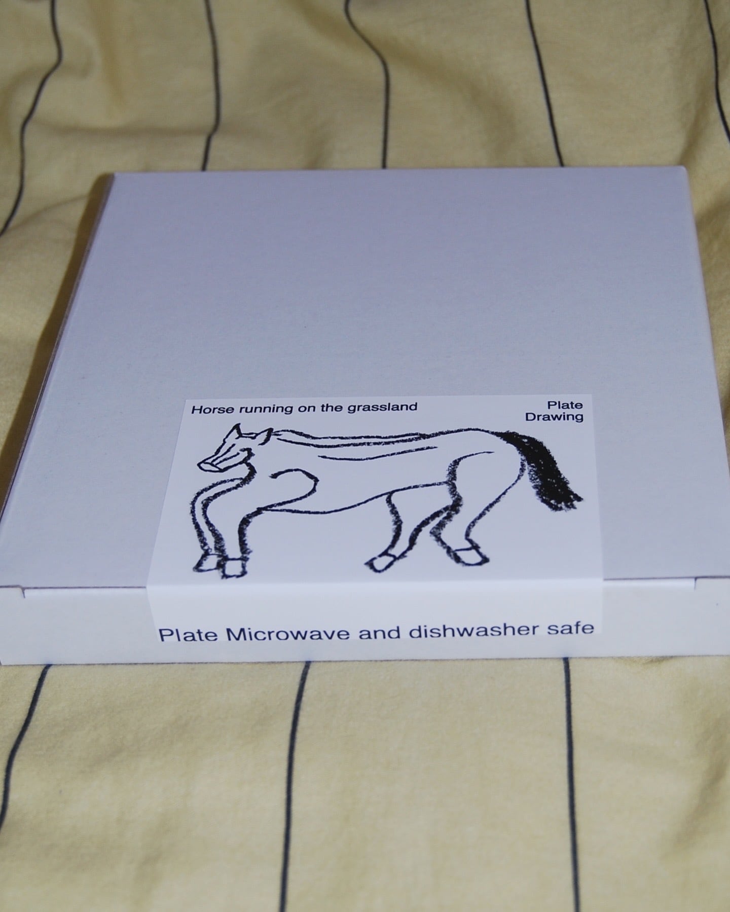 Layout Horse Plate (165x165mm) | CONVENIENCE YOUNG