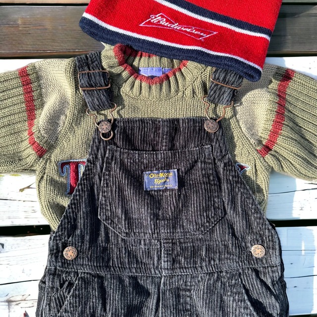 OSHKOSH B'GOSH overall Blackcorduroy size24 month