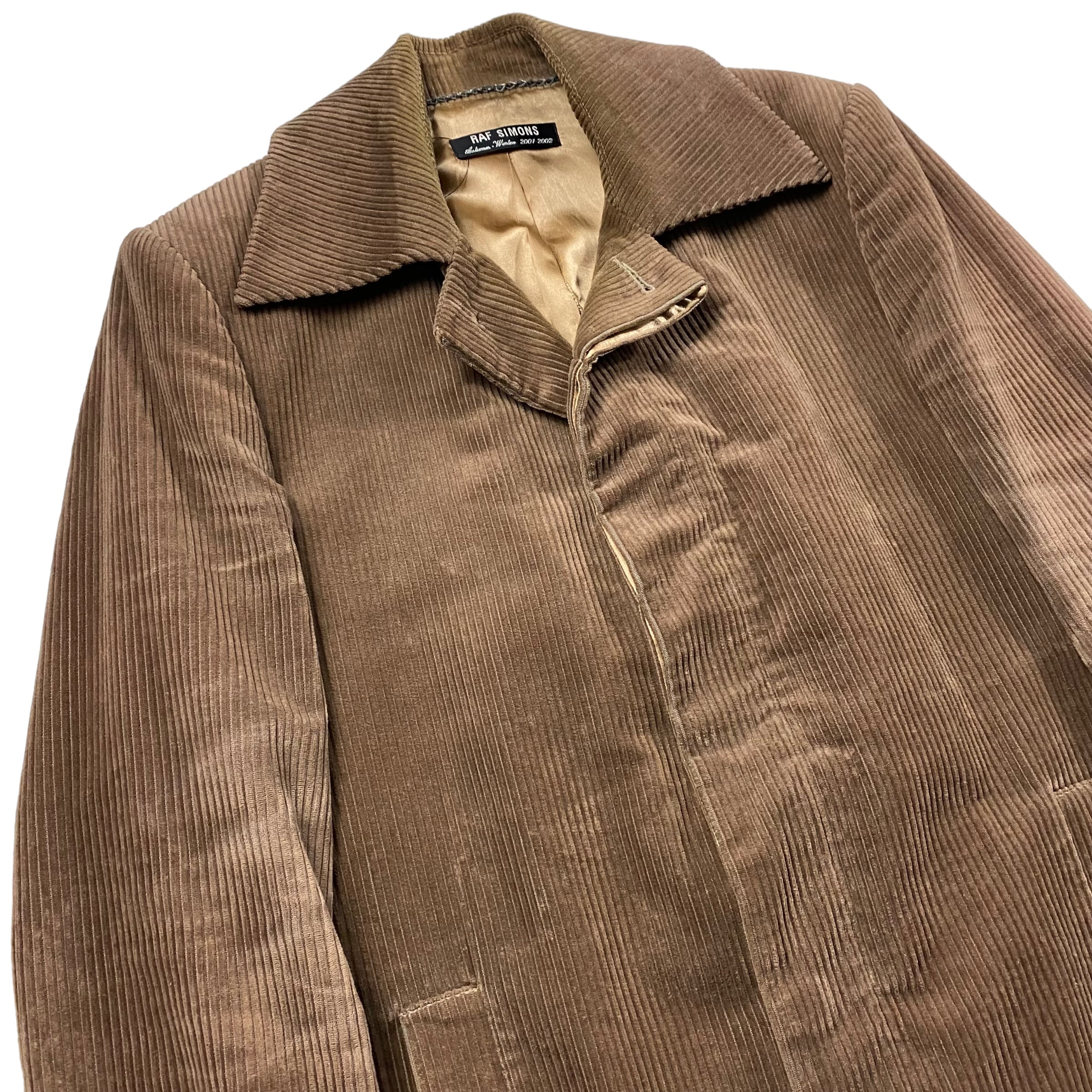 archive 2001AW RAF SIMONS corduroy coat | NOIR ONLINE archive 2001AW RAF SIMONS corduroy coat | NOIR ONLINE