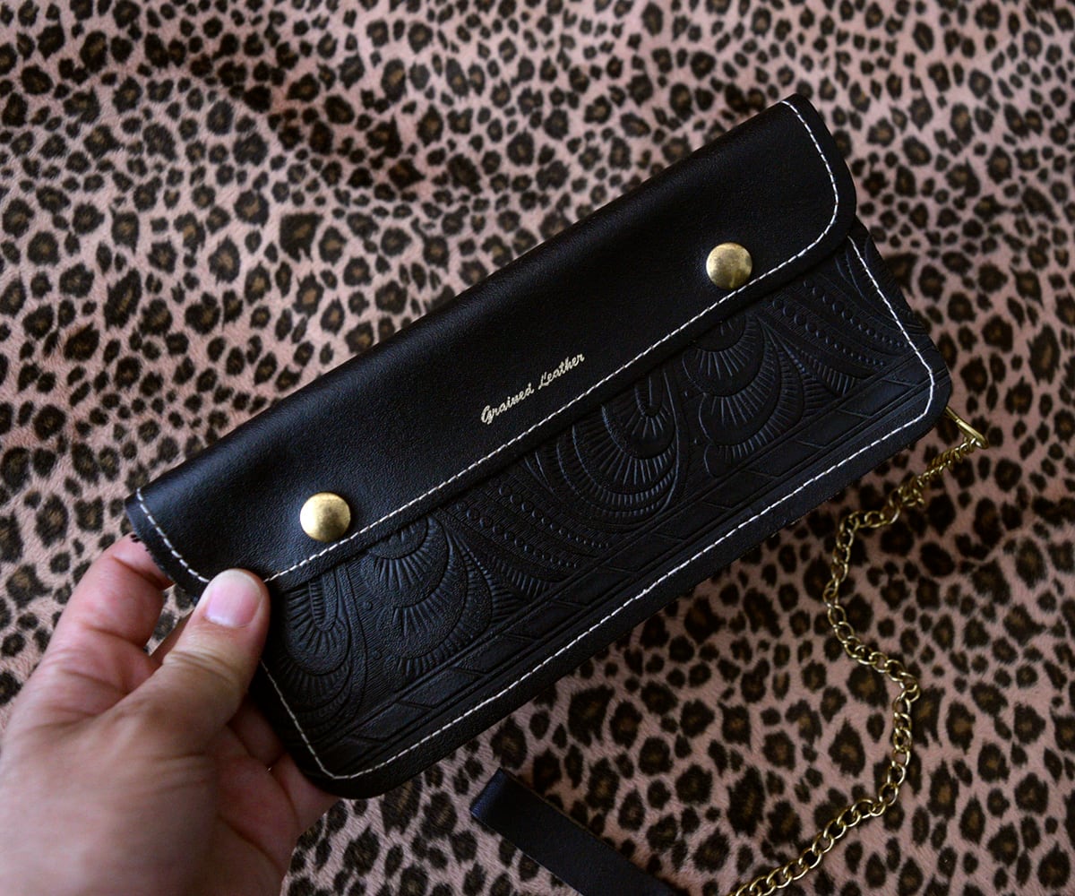 MINT! 70s VINTAGE TRUCKER WALLET BLACK | SECOND TIME GLORY