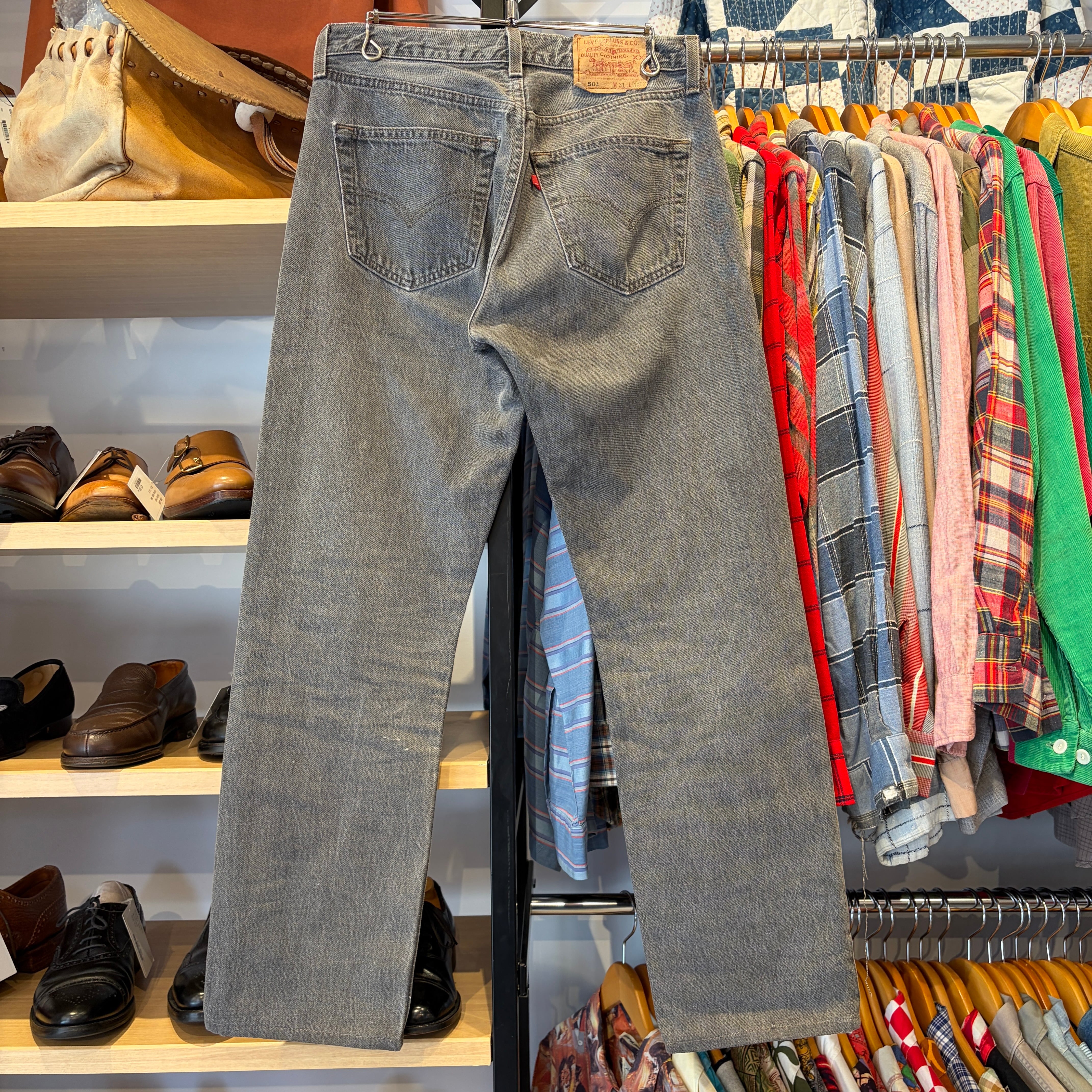 1990s LEVI'S 501 DENIM PANT 先染ブラック W31 L30.5 | safarionline
