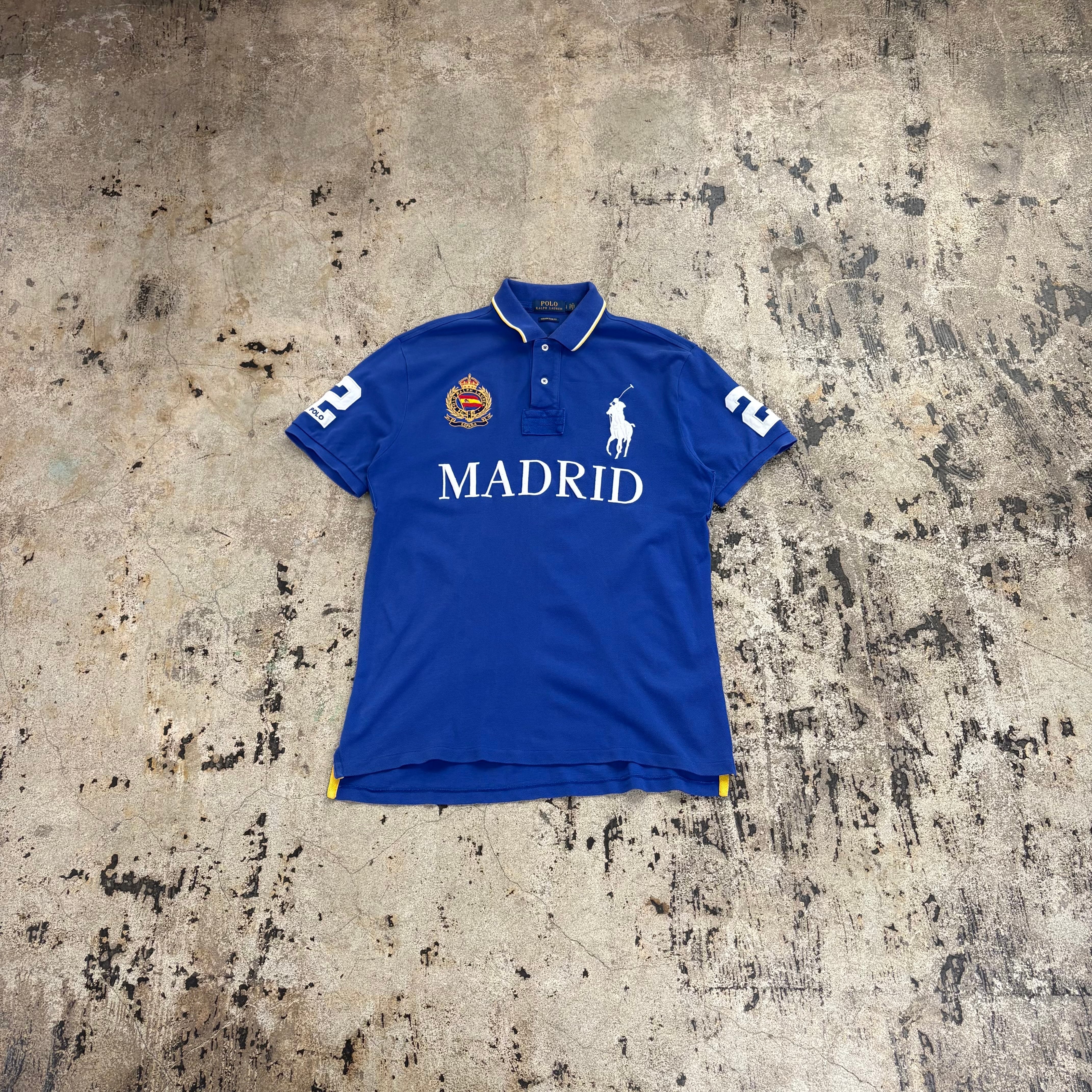 POLO by Ralph Lauren MADRID ポロシャツ Polo Ralph Lauren Polo Shirt XL Madrid Spain #2 Big Pony Luxury