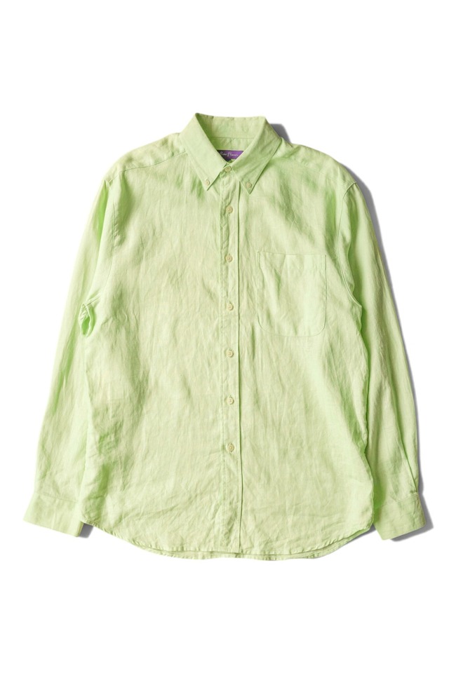 "Alan Flusser" Pure Linen Button-Down Shirt