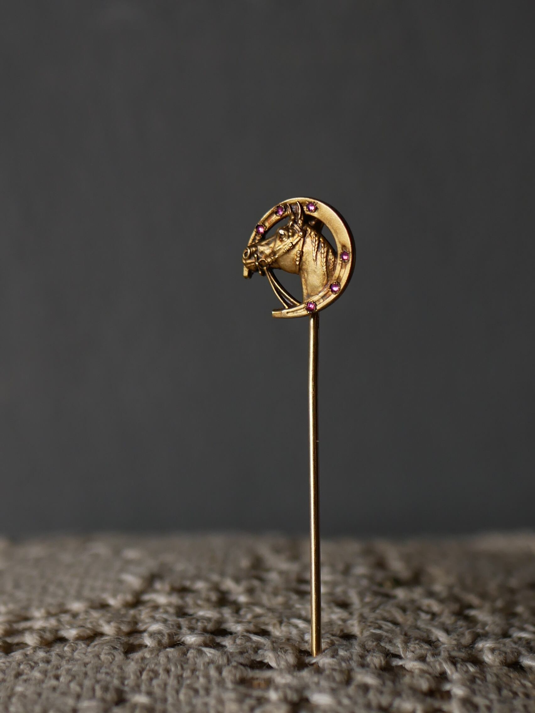 b. アンティークハットピン FIX ホースシュー アンティークアクセサリー アンティークのある暮らし