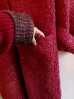 Heavy knit long cardigan