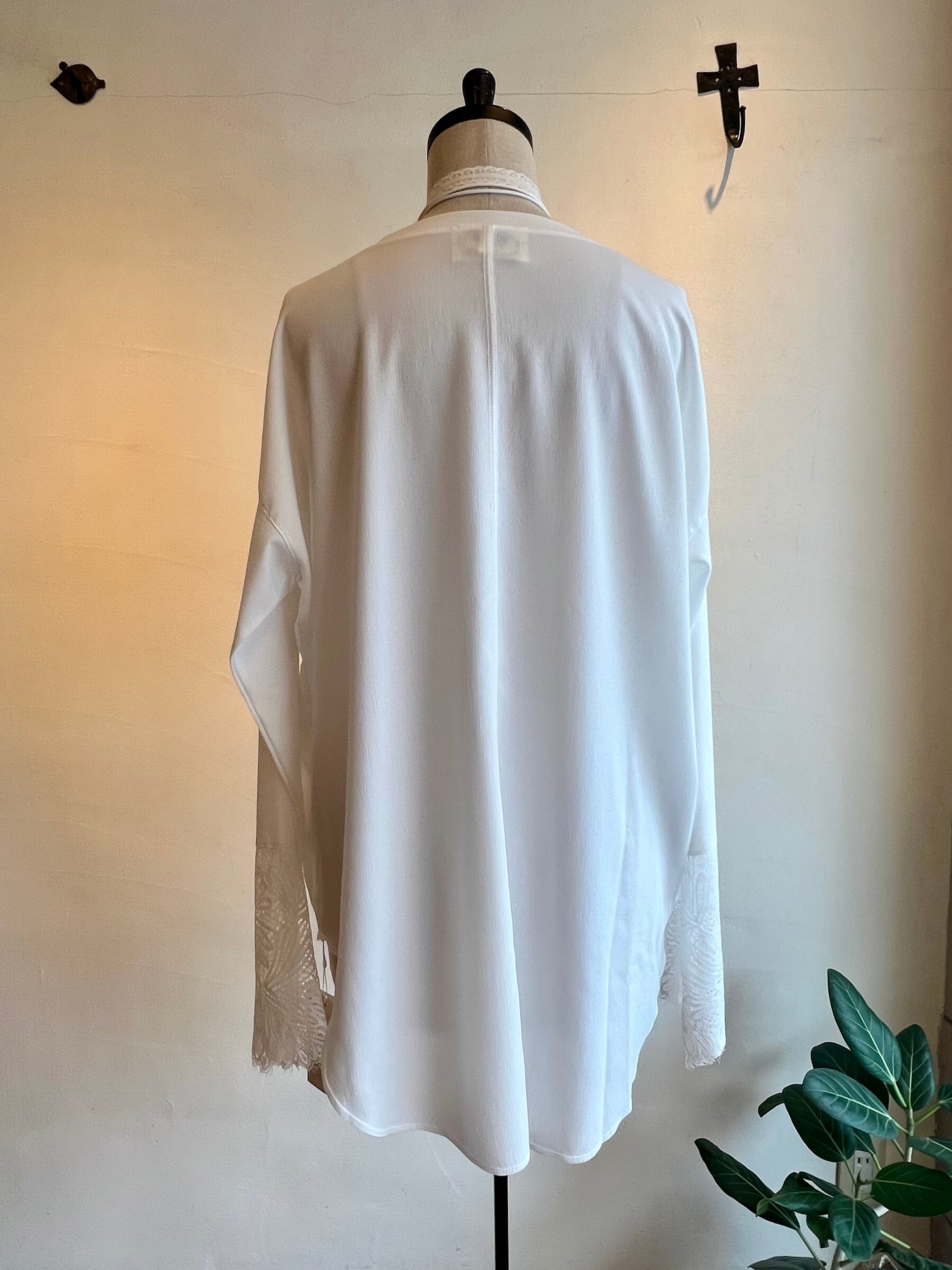 MARGAUX VINTAGE / シアーロンTカフスレース | anouk