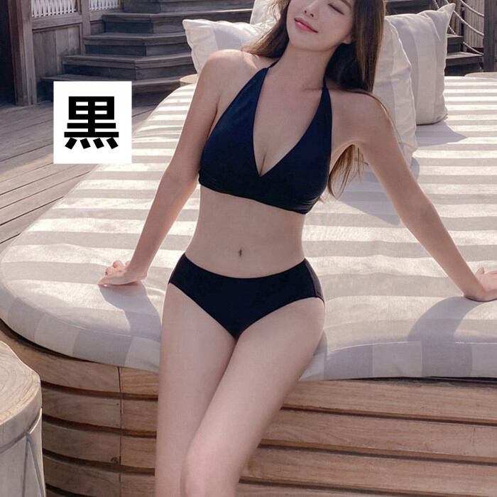 韓国風ビキニ 胸寄せ オトナ女子 盛れる 2024新作 セパレーツ