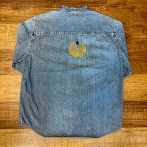 ナスングワム【Nasngwam】Indian motif Denim Shirt　Lサイズ