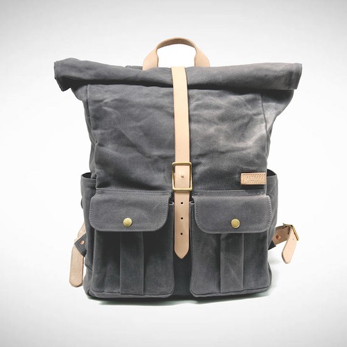 Astray Rolltop Backpack　[Gray / Vachetta]