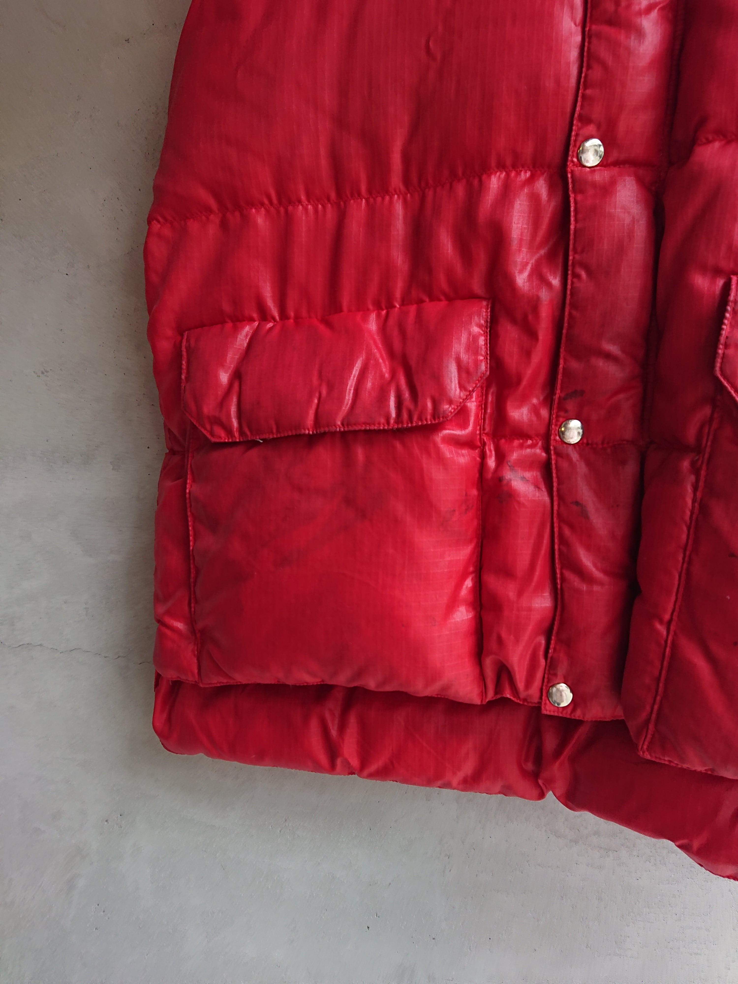 70s ビンテージダウンベスト SNOW LION スノーライオン　希少色　レア 商品紹介 » 70's “Snow Lion” DOWN VEST - Suntrap, Vintage