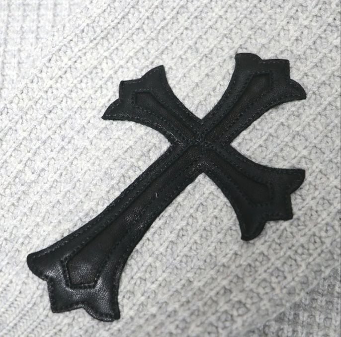 CHROME HEARTS クロムハーツ カシミヤニット ラージ CHクロス CHROME HEARTS クロムハーツ カシミヤニット ラージ CHクロス