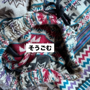 カラフルヤクフレアーパンツ