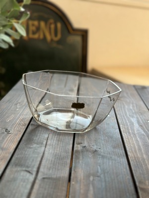 Noritakeクリスタル　八角形ガラス大鉢
