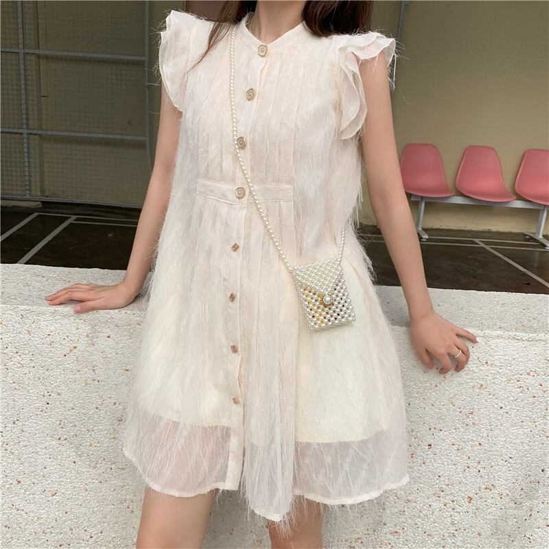 シフォンドレス サマープリーツハイウェストウェストAラインスカート 夏物 ドラファッションホール60181458465