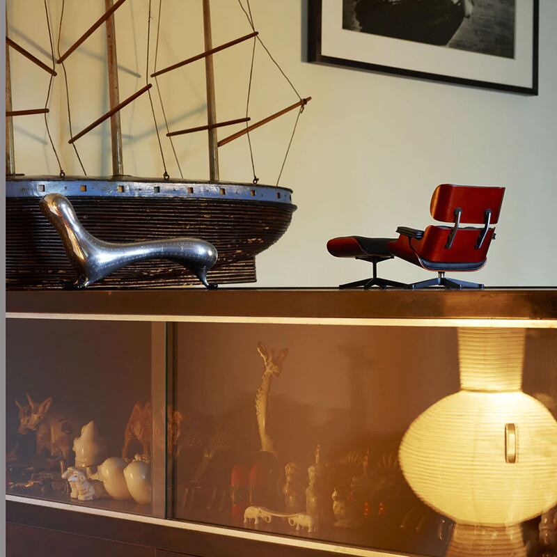 Vitra Design Museum ミニチュア ラウンジチェア&オットマン Vitra Miniatures Collection Lounge Chair & Ottoman / ヴィトラ