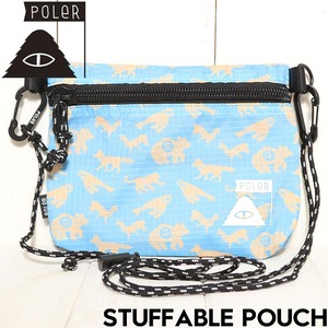 【送料無料】サコッシュ ショルダーポーチ バッグ POLeR ポーラー STUFFABLE POUCH 251MCV0134 TEAL 日本代理店正規品