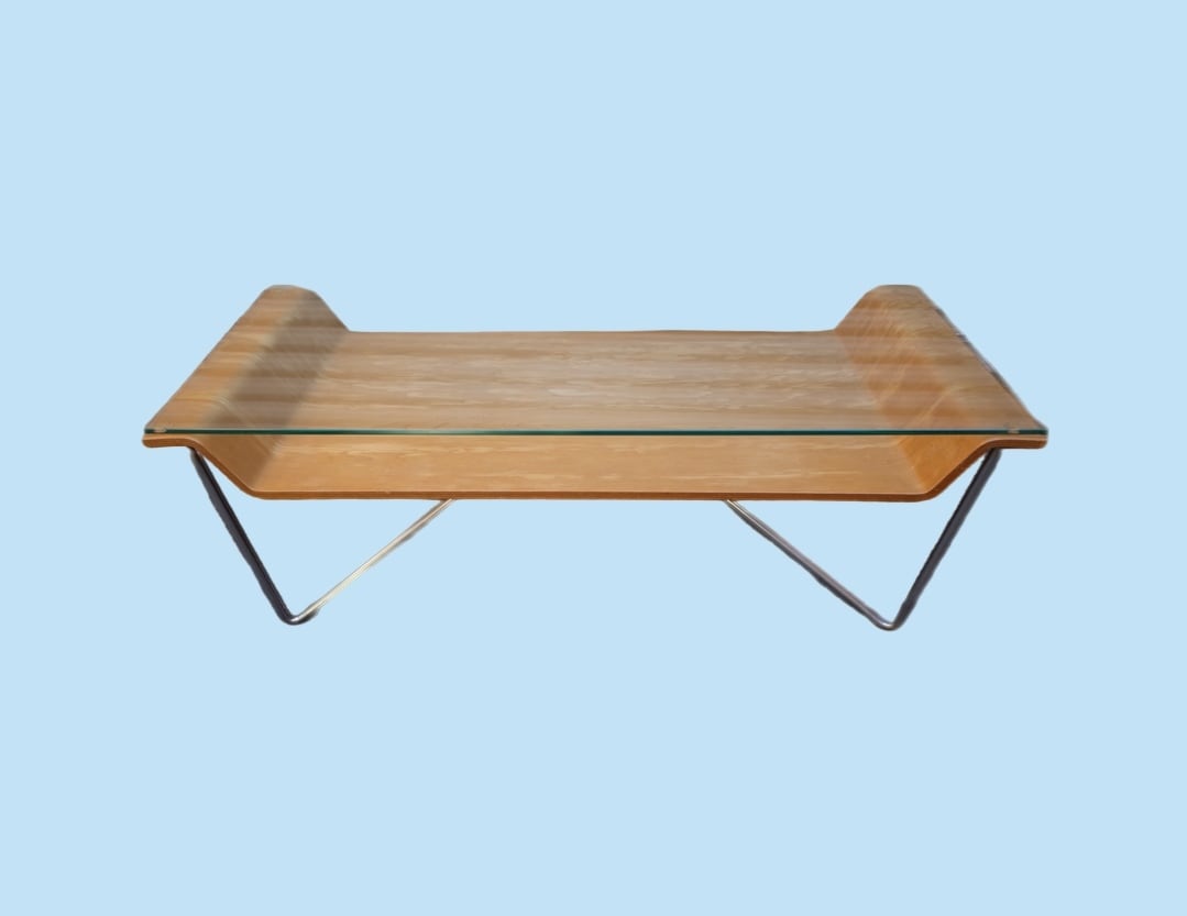 LOW PROFILE WOOD COFFEE TABLE