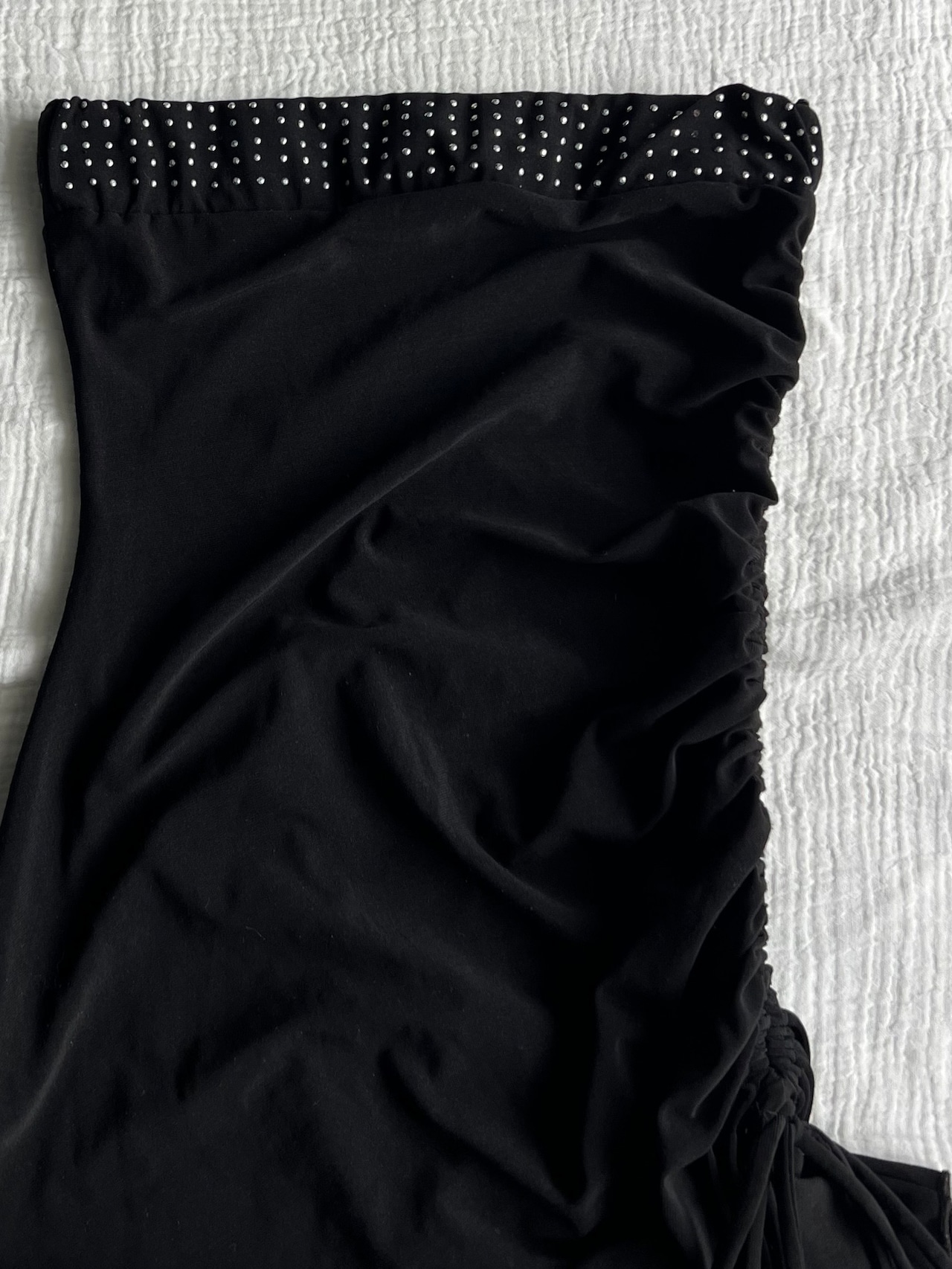 "ESCAPE" Deformation Drape Skirt