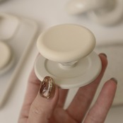 ［ phone grip ］white macaron